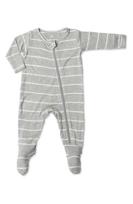 Baby Grey by Everly Grey Print Footie in Heather Grey