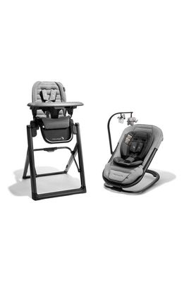 Baby Jogger Cozy Home Essentials Package with City Bistro High Chair & City Sway Bouncer in Graphite