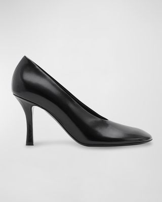 Baby Leather Stiletto Pumps