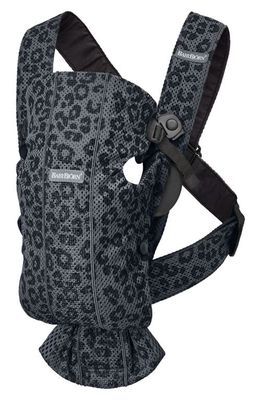 BabyBjörn Baby Carrier Mini in Anthracite Leopard