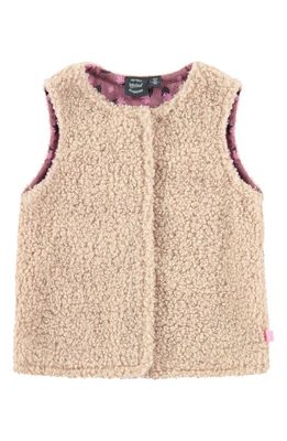 BABYFACE Bouclé Sweater Vest in Natural