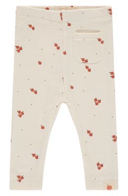 BABYFACE Orchard Print Stretch Cotton Pants in Ecru