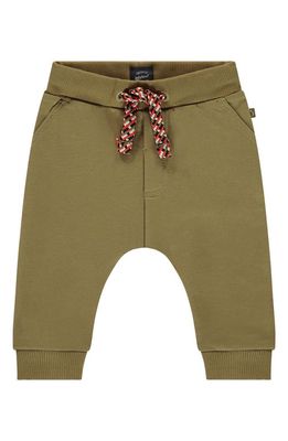 BABYFACE Solid Stretch Cotton Joggers in Jungle