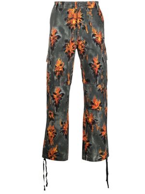 Babylon LA all-over graphic-print trousers - Green