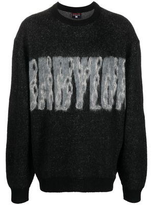 Babylon LA logo-print detail sweatshirt - Black