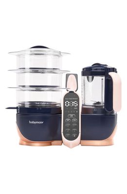 Babymoov Duo Meal XL Food Prep System in Rose Gold/navy