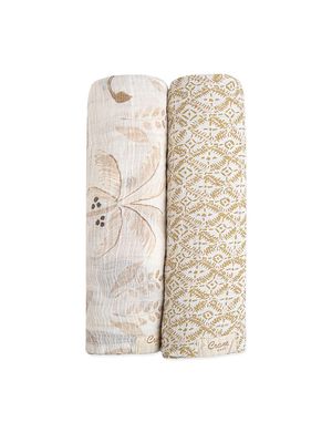 Baby's 2-Pack Swaddle Wrap Set