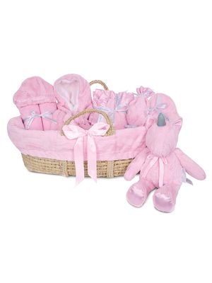 Baby's 7-Piece Gift Basket Set - Pink - Pink