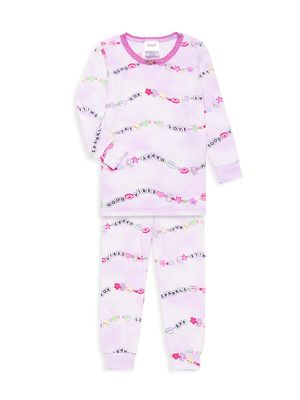 Baby's & Girl's 2-Piece Bracelet-Print Pajama Set - Beads - Size 12 Months - Beads - Size 12 Months