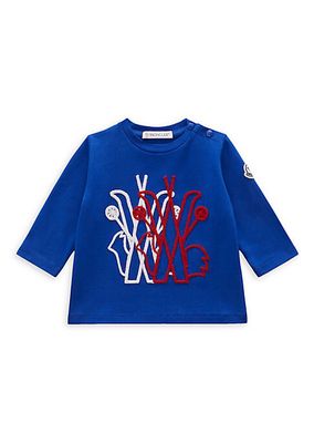 Baby's & Little Boy's Embroidered Long-Sleeved T-Shirt