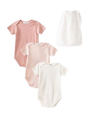 Baby's & Little Girl's 3-Piece Bodysuit Set - Size 12 Months