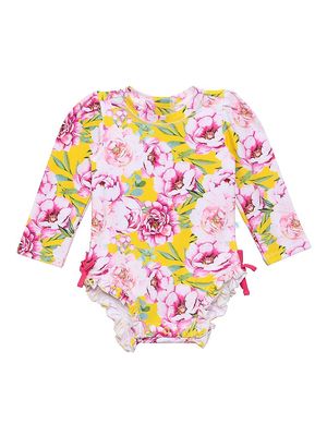 Baby's & Little Girl's Elody Ruffle Rashguard - Elody - Size 18 Months