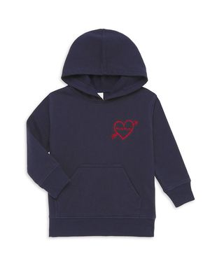 Baby's & Little Girl's Embroidered Mama Hoodie - Navy - Size 12 Months - Navy - Size 12 Months