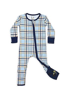 Baby's & Little Kid's Holiday Plaid Convertible Footie