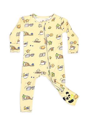 Baby's & Little Kid's Love You Brunches Convertible Footie