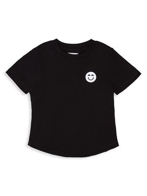 Baby's & Little Kid's Signature Patch T-Shirt - Black - Size 18 Months - Black - Size 18 Months