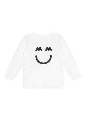 Baby's & Little Kid's The Happy Long Sleeve T-Shirt - White - Size 18 Months - White - Size 18 Months
