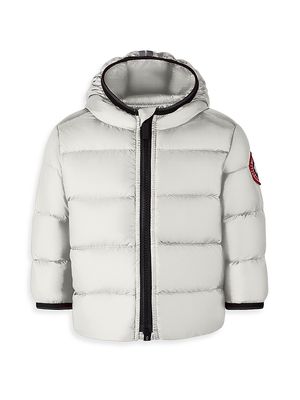 Baby's Crofton Down Quilted Puffer Jacket - Silver Birch - Size 18 Months