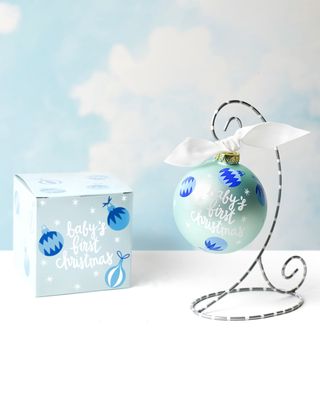 Baby's First Christmas Ornament with Stand, Personalized
