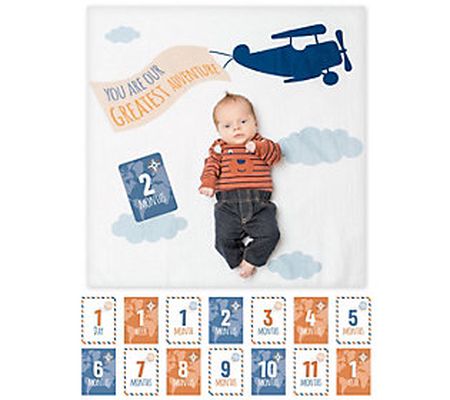 Baby's First Year Blanket and Card Set