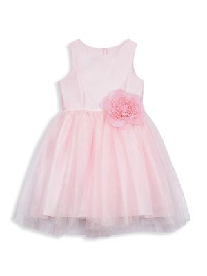 Baby's Little Girl's & Girl's Bow Fit & Flare Dress - Pink - Size 6 - Pink - Size 6