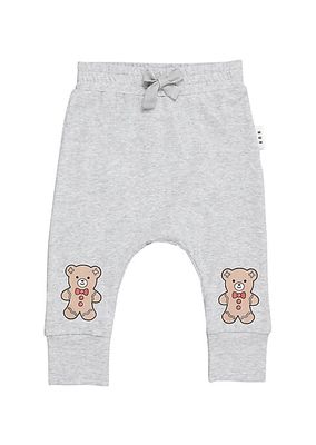 Baby's, Little Kid's & Kid's Gingerbread Bear Patch Joggers