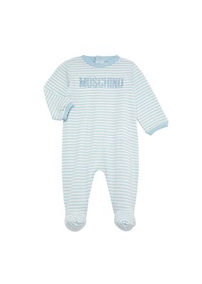 Baby's Logo Striped Footie