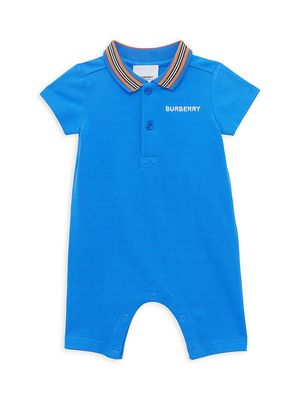 Baby's Nico Cotton Romper - Canvas Blue - Size 18 Months