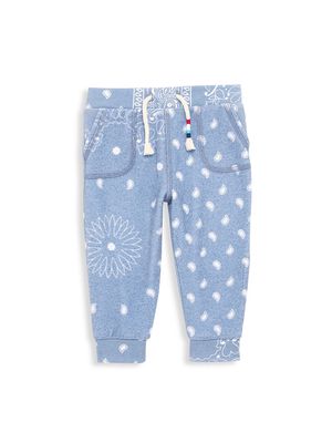 Baby's Patchwork Hacci Joggers - Patchwork - Size 3 Months - Patchwork - Size 3 Months