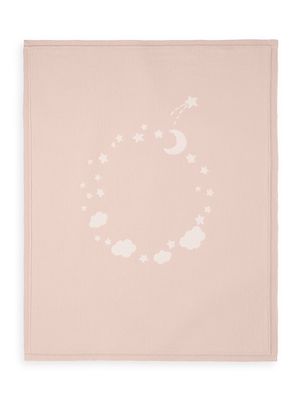 Baby's Sleepy Time Wishes Celestial Circle Blanket - Pink - Pink