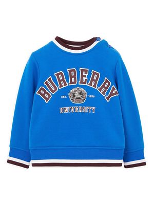 Baby's Varsity Crewneck Sweatshirt - Canvas Blue - Size 18 Months