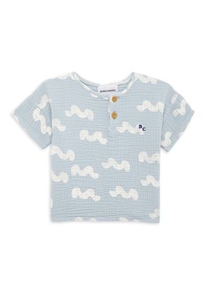 Baby's Waves All Over Shirt - Blue - Size 12 Months - Blue - Size 12 Months