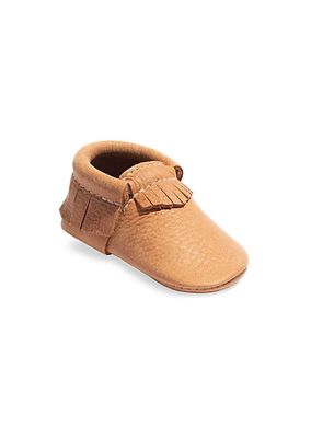 Baby's Zion Classic Leather Rubber Sole Moccasins