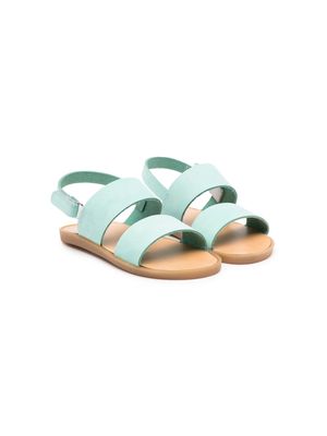 BabyWalker open-toe touch-strap sandals - Green
