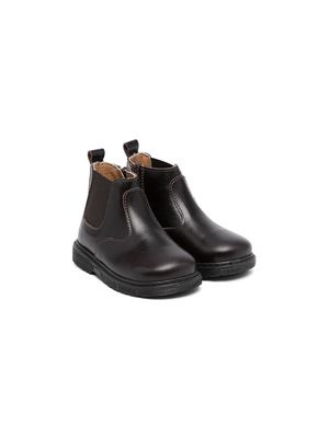 BabyWalker polished-finish ankle boots - Brown