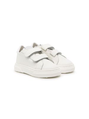 BabyWalker touch-strap leather sneakers - White