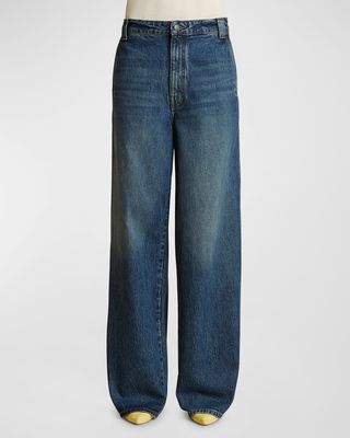 Bacall Mid-Rise Relaxed Straight-Leg Jeans