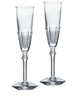 Baccarat Harcourt Eve champagne glasses set of two - White
