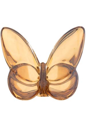 Baccarat Lucky Gilded Butterfly crystal collectible - Yellow