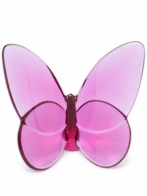 Baccarat Papillon butterfly crystal decoration - Pink