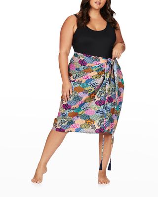 Bach Sarong Coverup w/ Matching Carry Bag