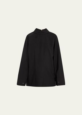 Back To Front Wool Shirt