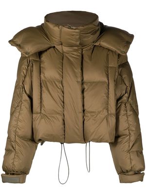 Bacon feather-down puffer jacket - Green