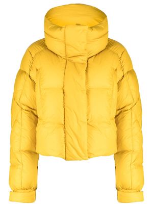 Bacon funnel-neck padded jacket - Yellow