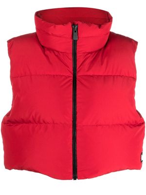 Bacon Ramon cropped gilet - Red