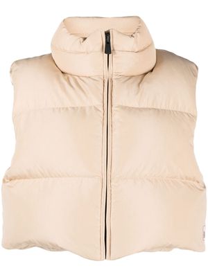 Bacon Ramon cropped padded gilet - CL062 Sand