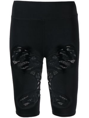 BAD BINCH TONG TONG mesh-detailled sports shorts - Black
