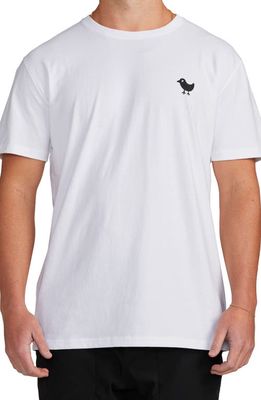 Bad Birdie Bad Graphic T-Shirt in White