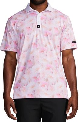 Bad Birdie The Bungalow Floral Performance Golf Polo