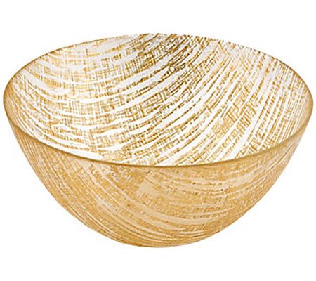 Badash Crystal Secret Treasure Gold Small Glass Bowl